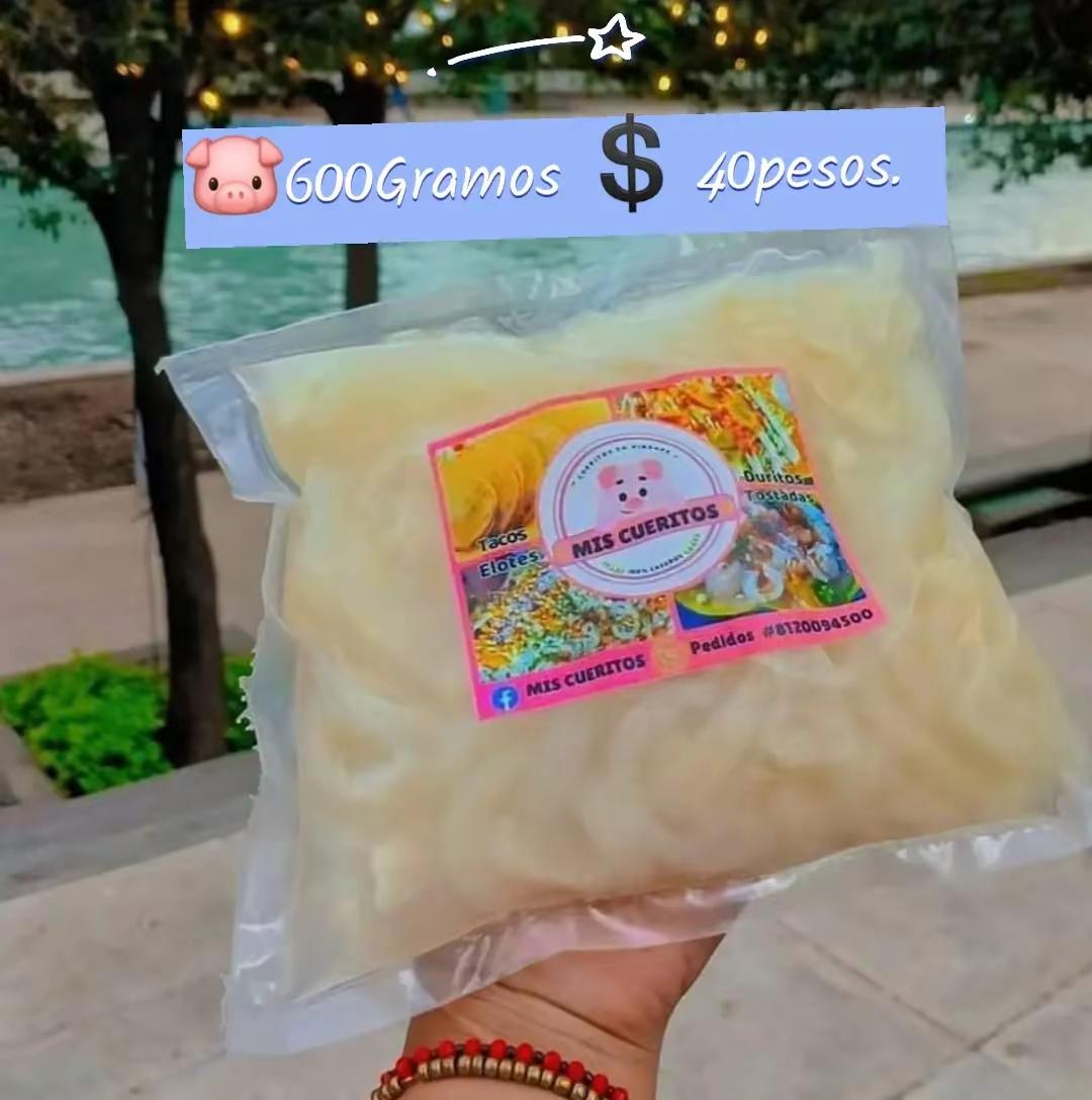 Cueritos Naturales 600gramos.