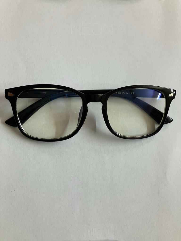 Lentes anti reflejo y luz azul (negros)