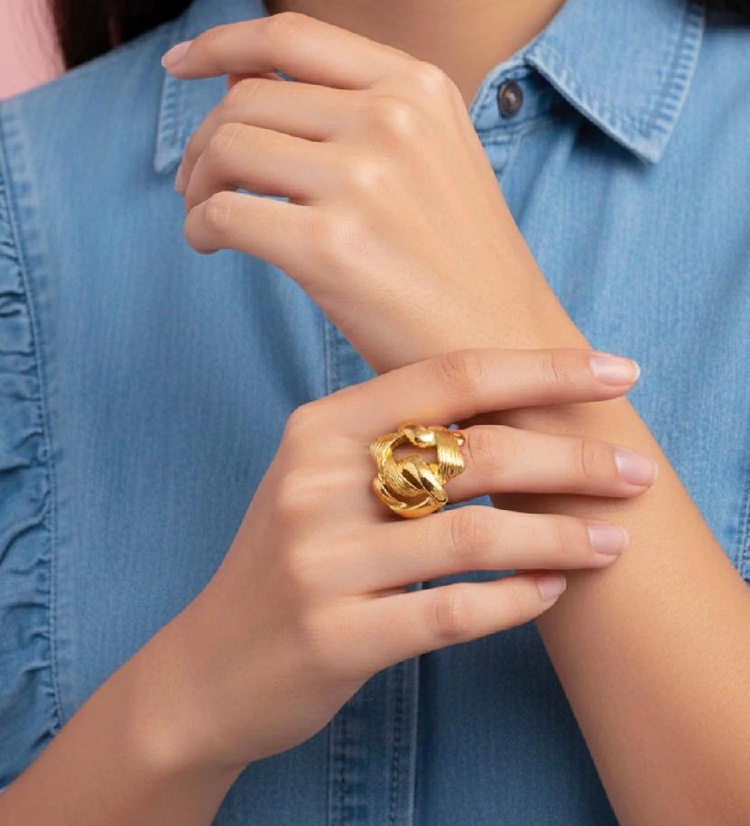Miniatura 2 de Anillo Rombos entrelazados