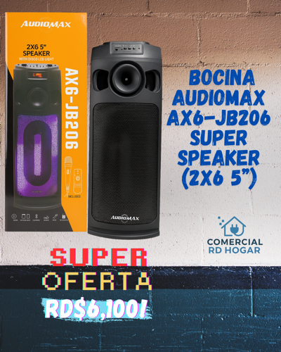 Bocina AudioMax AX6-JB206