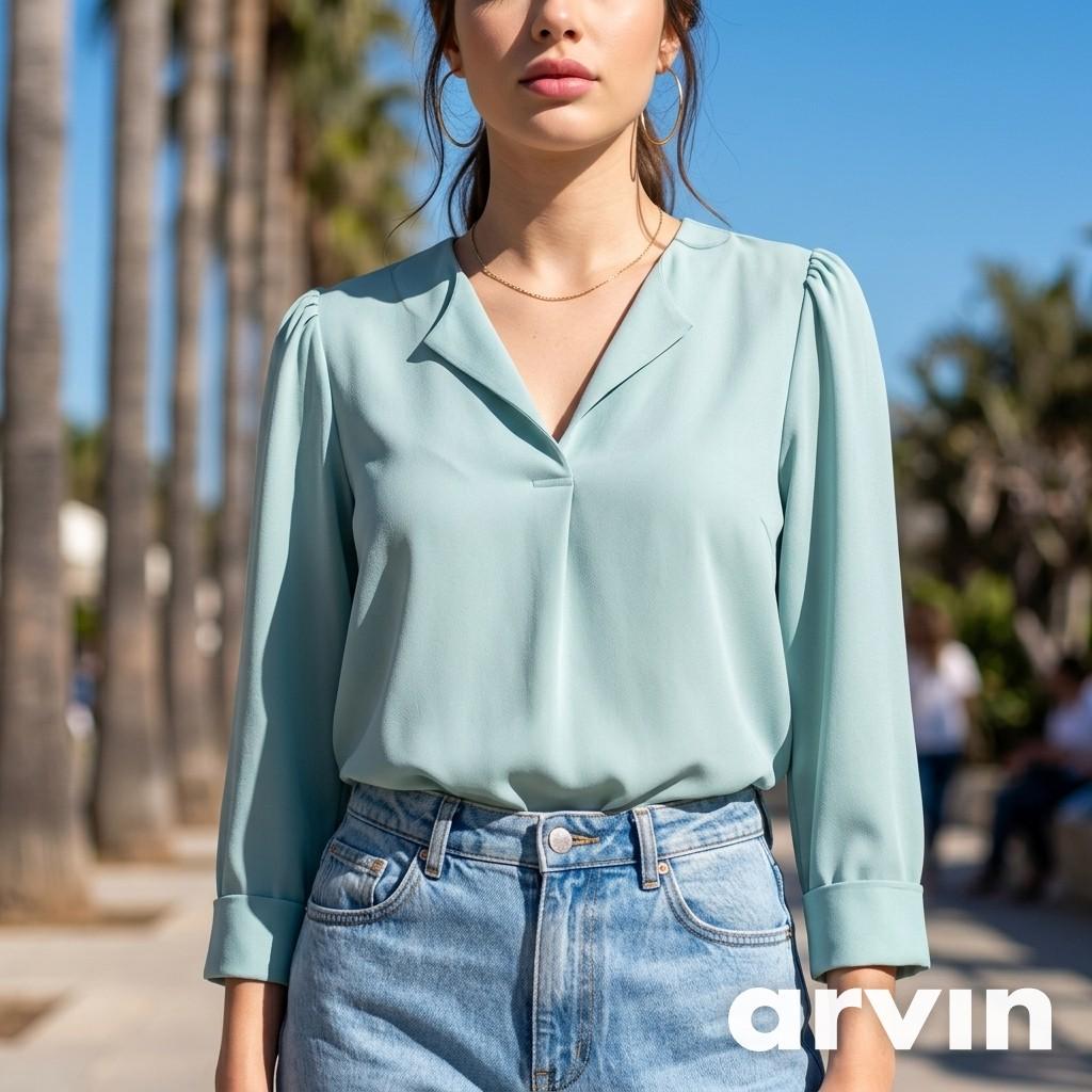 Blusa manga 3/4
