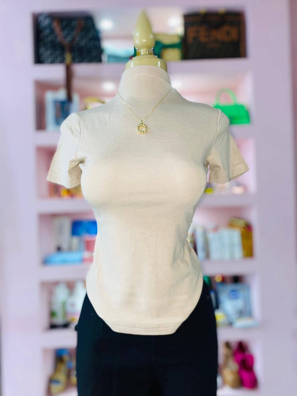 Miniatura 2 de Blusa Cuello Tortuga Beige