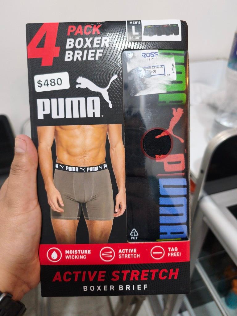 4 PACK BOXER BRIEF size L