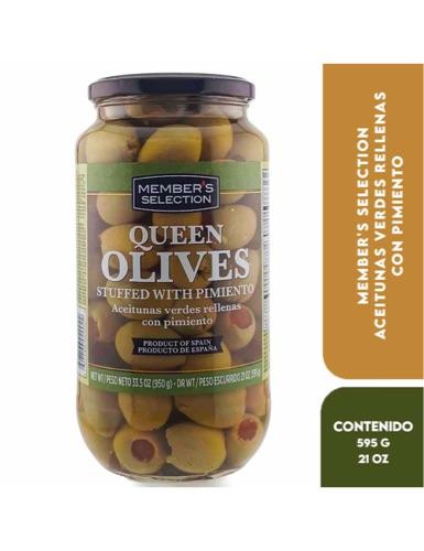 Aceitunas verdes rellenas con pimentón