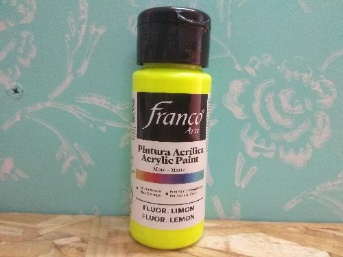 ACRILICO FRANCO FLUOR.LIMON 60CC