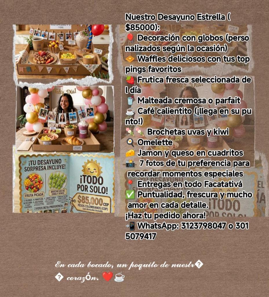 Desayuno estrellada