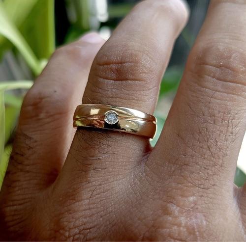 Anillo matrimonial de hombre