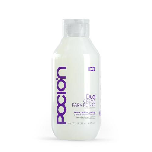 Dual crema para peinar de reparación