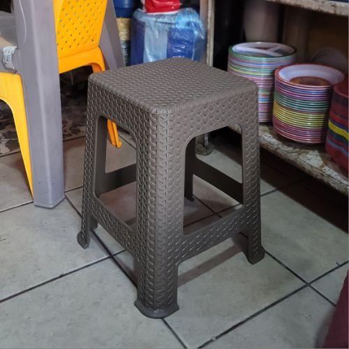 BANCO RATAN CUADRADO