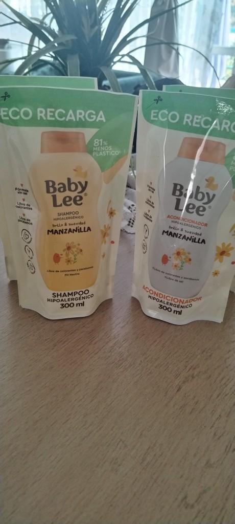 Pack shampoo y acondicionador baby lee manzanilla ECO RECARGA