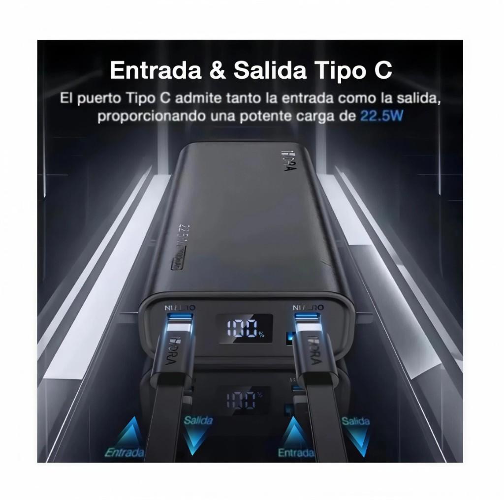 Miniatura 2 de Batería portátil (power bank) 1Hora 20000 mAh