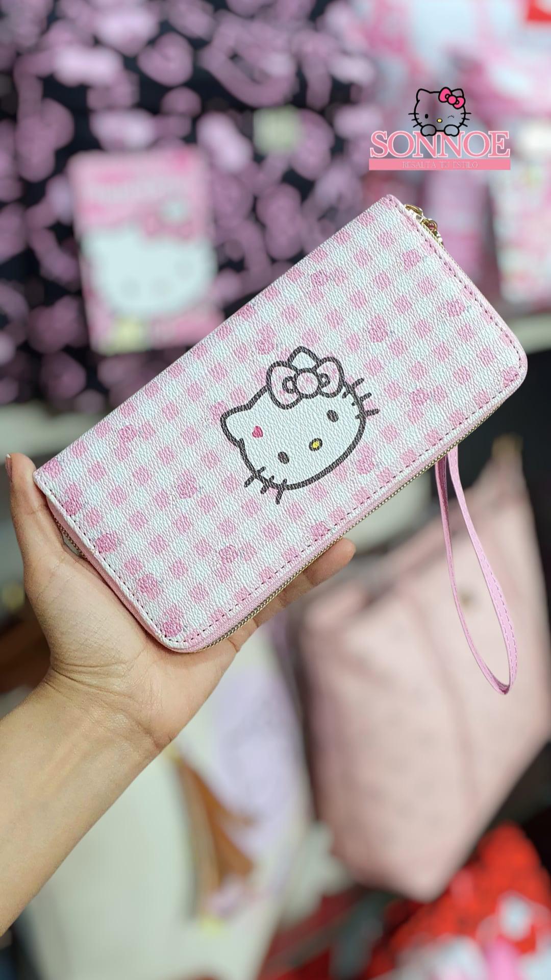 Billetera Hello Kitty pink