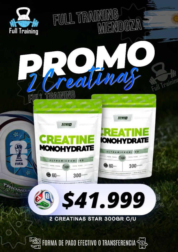 1 PROMO 2 CREATINAS STAR NUTRITION