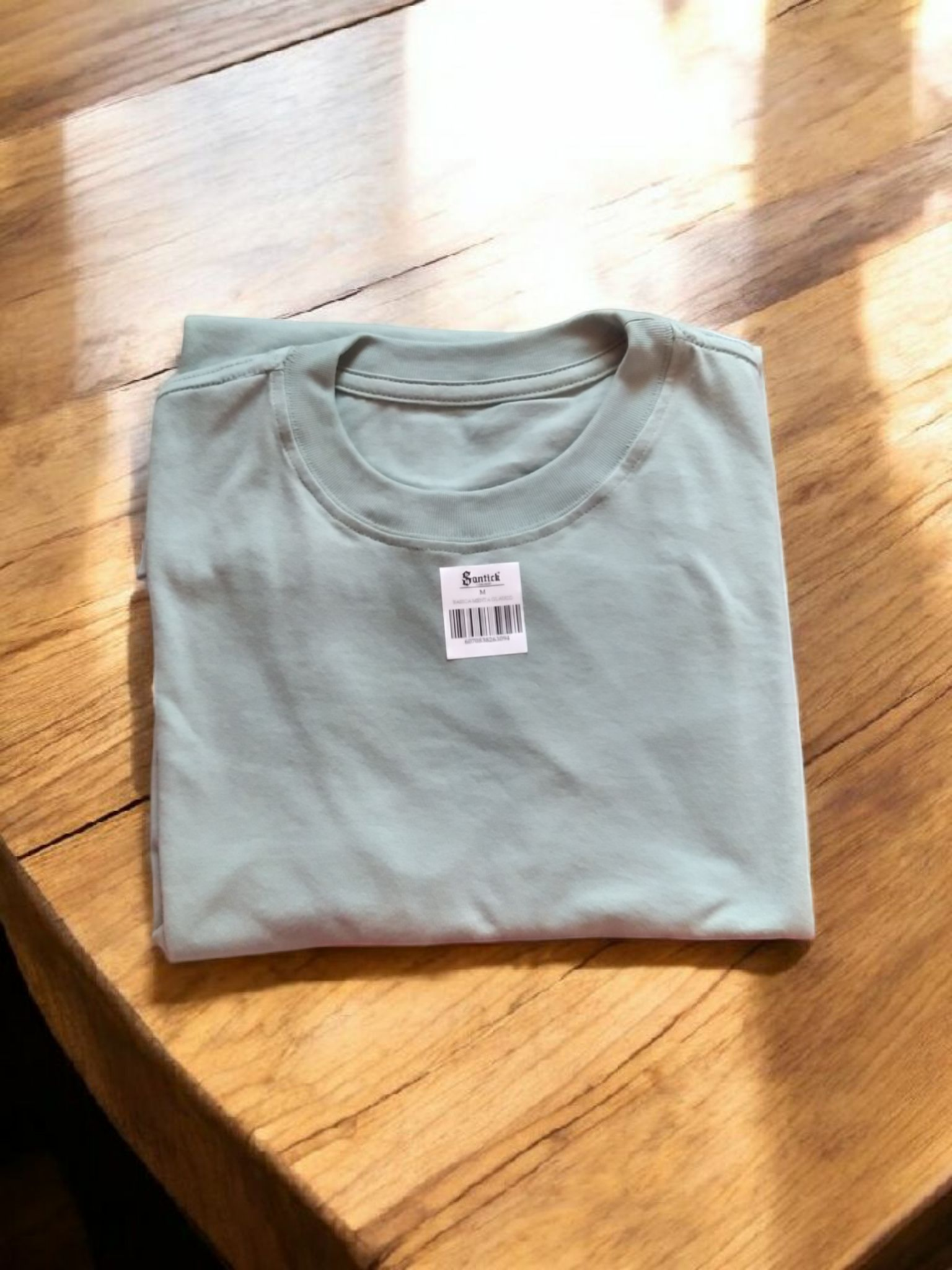 Camiseta básica verde menta S,M,L