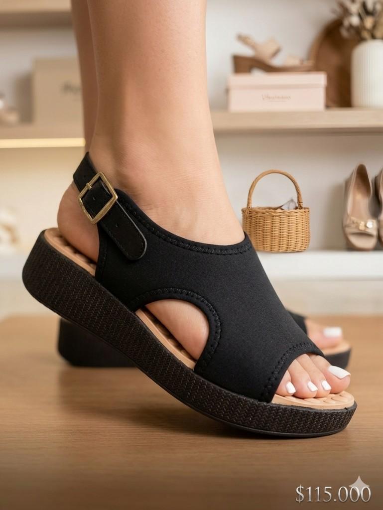 3012 sandalia planta negro