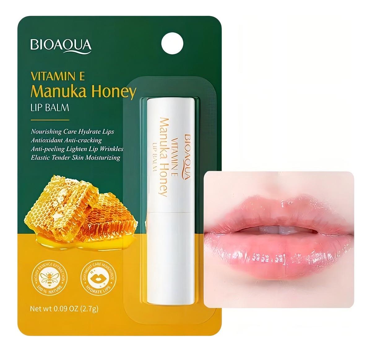 Bálsamo de labios con extracto de miel y vitamina e Bioaqua