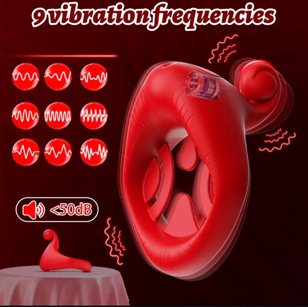 Miniatura 3 de Anillo vibrador para pene