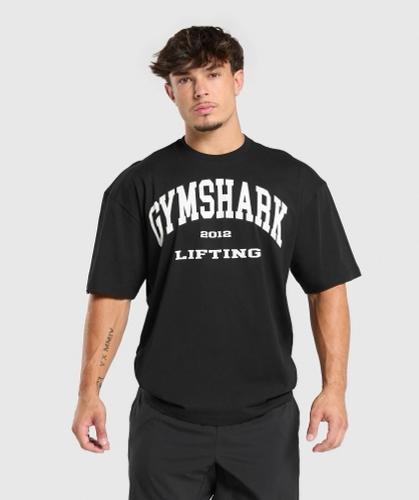 2012 Lifting Oversized T-Shirt - Black