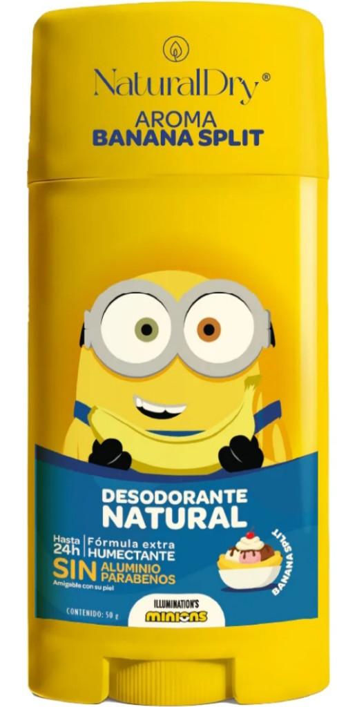 Desodorante natural kids minions