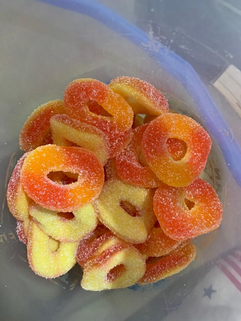 Aritos con azúcar