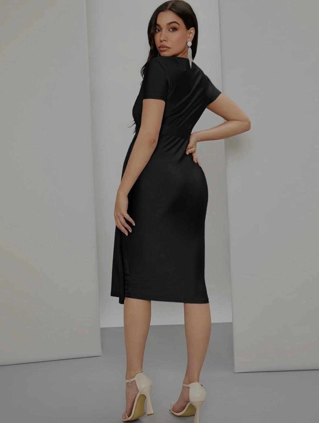 Miniatura 2 de Vestido ajustado negro
