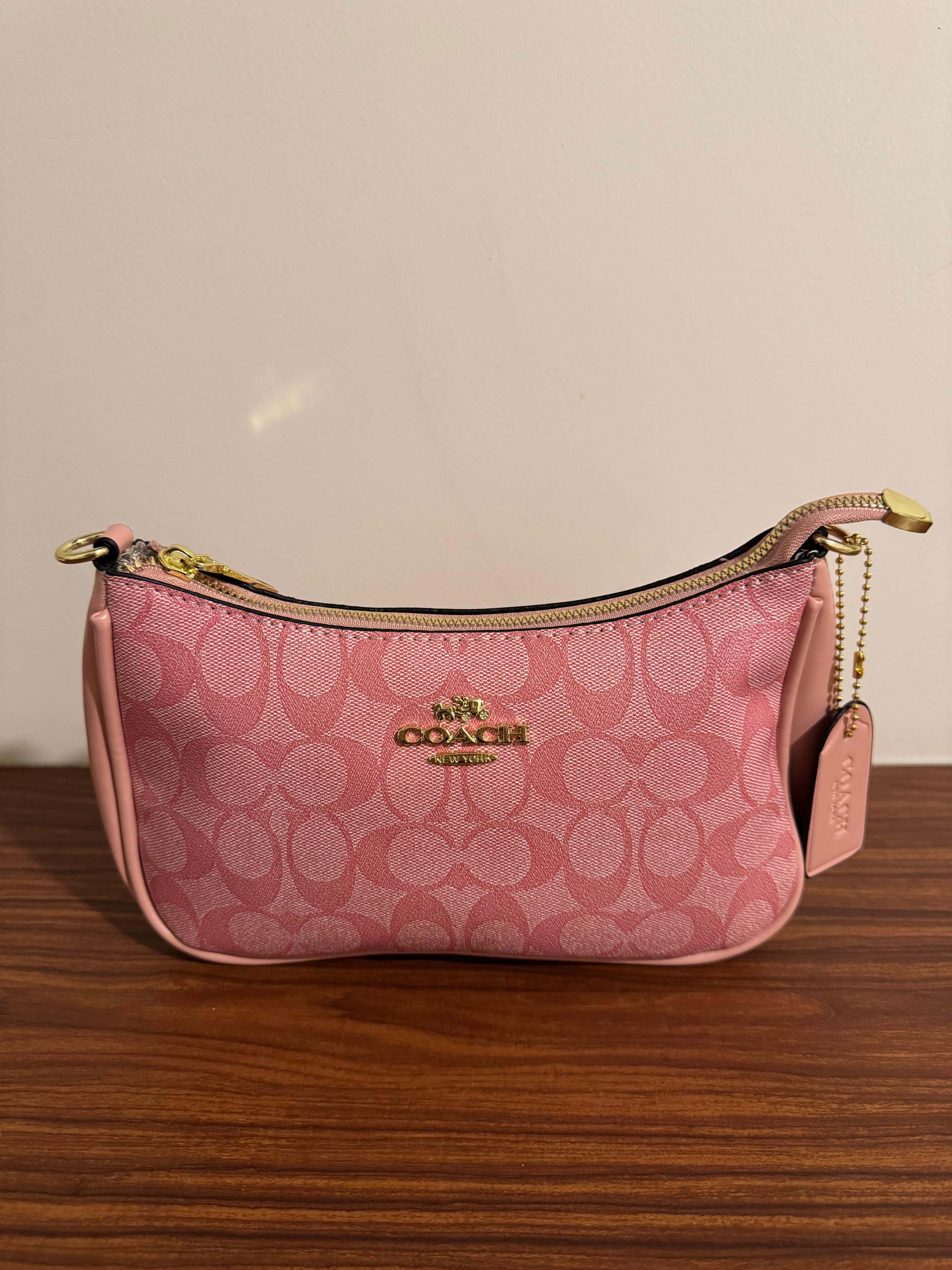 Coach Nolita 19 – Signature Canvas (Pink Bubblegum)