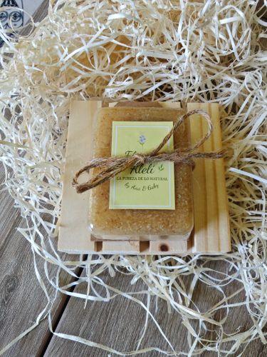 Jabón de avena y karité para piel seca 85gr