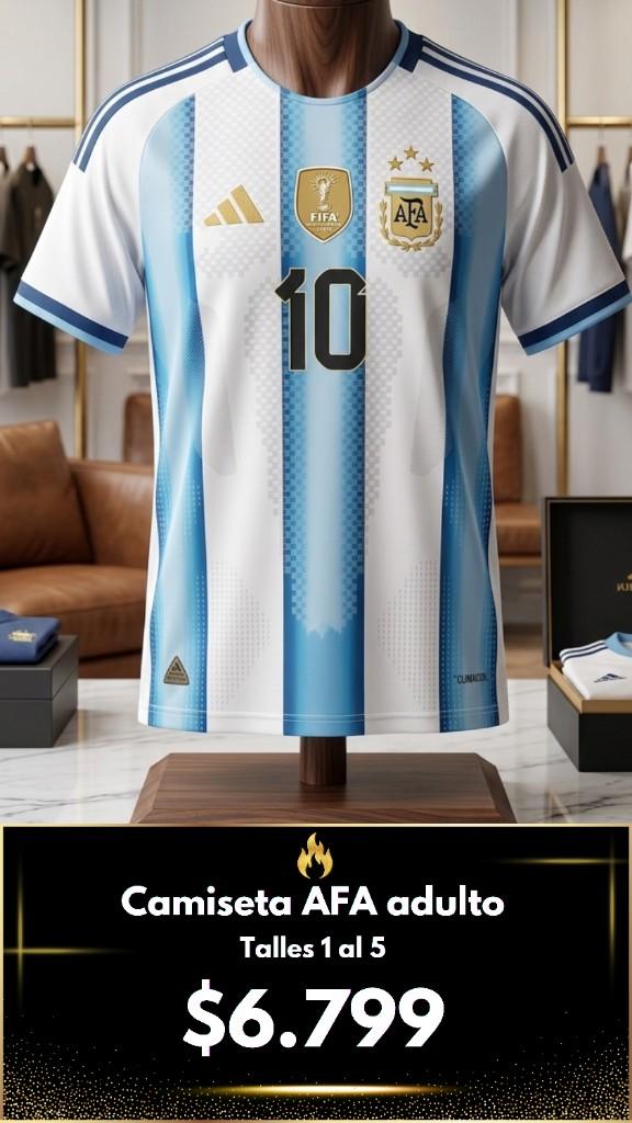 Camiseta AFA adulto $6.800