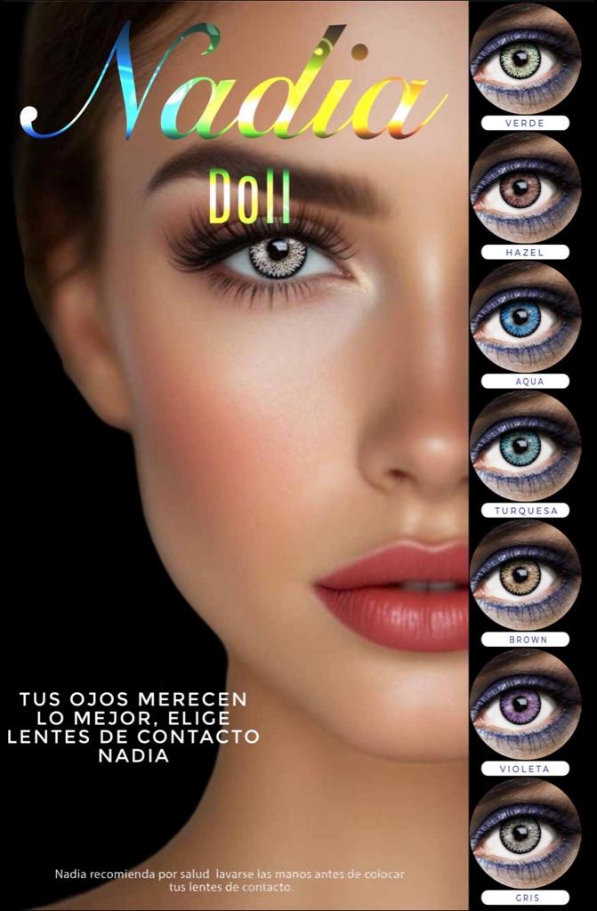 Miniatura 3 de 6 pares Nadia Doll turquesa