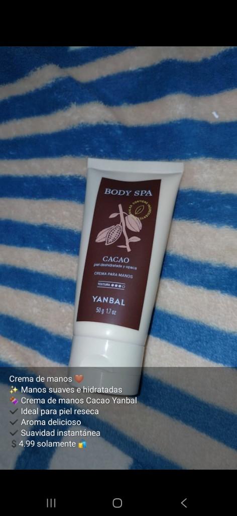 Crema de manos cacao