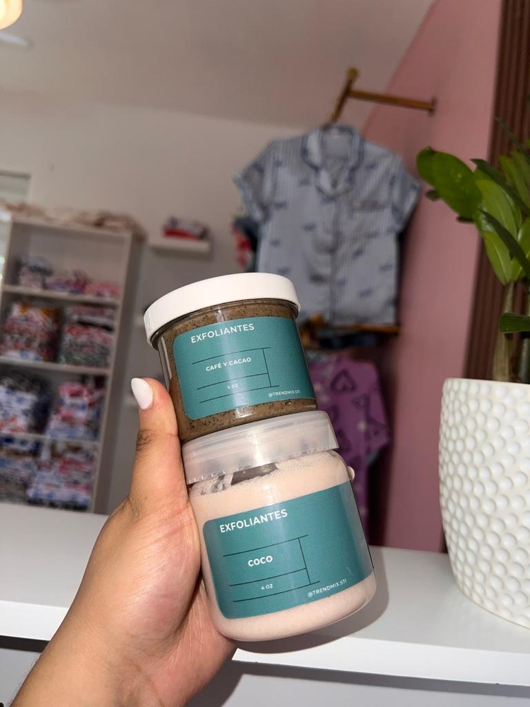 Exfoliantes de café y coco 🤎🤍