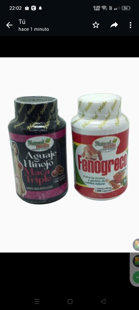Miniatura 2 de Aguaje Hinojo Maca + Fenogreco
