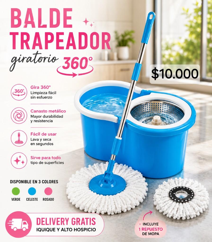 Balde trapeador