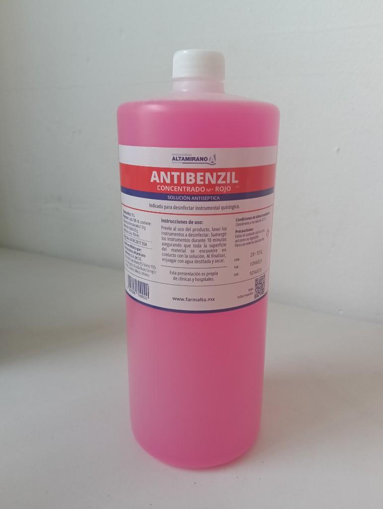 Antibenzil Rojo de 1 litro