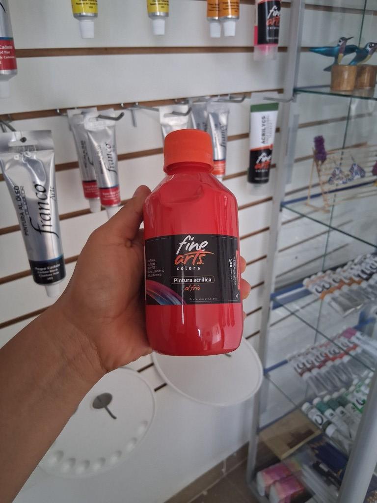 Acrílico Fineart 250 ml Rojo neutro