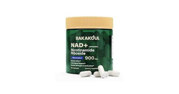 BAKAKOUL NAD + RESVERATROL 900MG 80 CAPSULAS