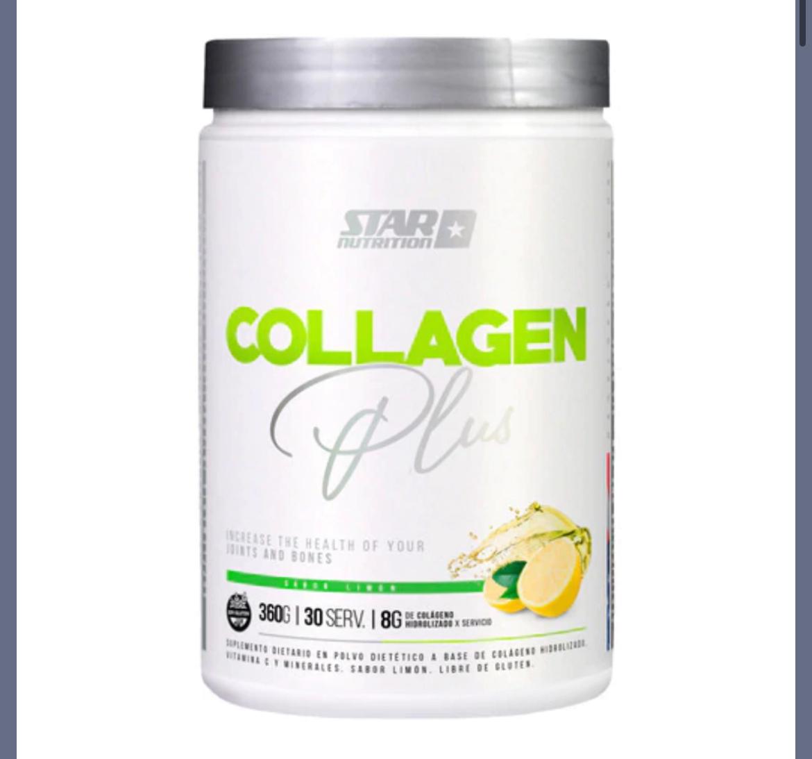 Collagen Plus 360gr En Polvo Sabor Limón - Star Nutrition