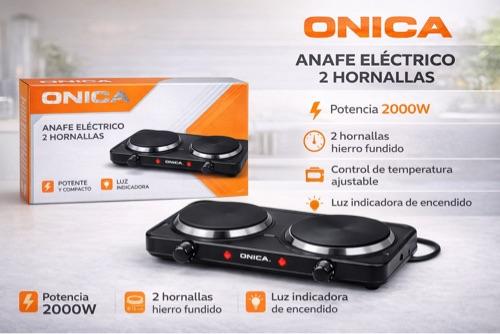 Miniatura 2 de Anafe Eléctrico ONICA 2 Hornallas