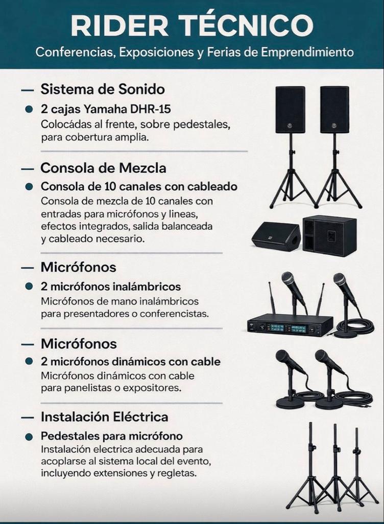 Miniatura 2 de AMPLIFICACIÓN PARA EVENTOS SOCIALES