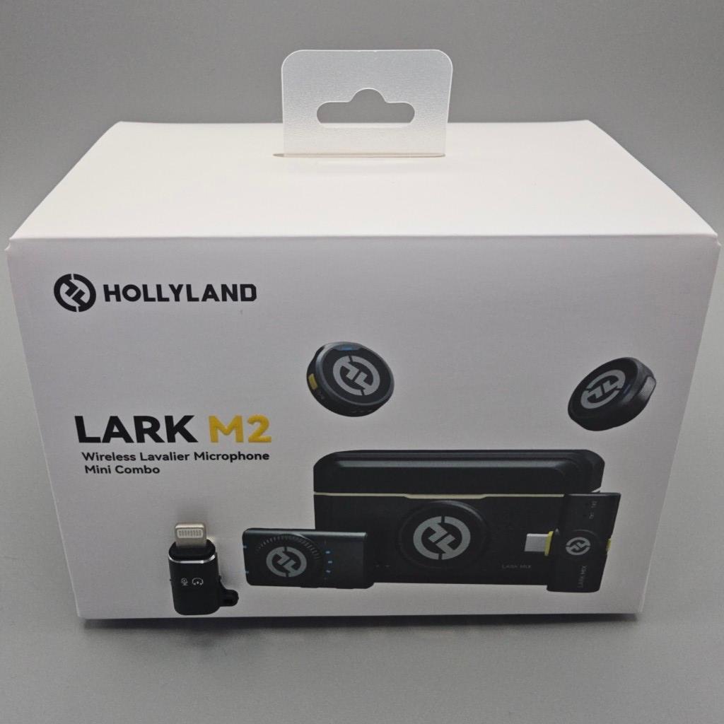 Miniatura 1 de Hollyland Lark M2  Micrófono inalámbrico Hollyland Lark M2 para iPhone/Cámara/Android/PC, Audio de alta fidelidad 48kHz/24-bit, Alcance de 300m, Cancelación de ruido, 40h de uso, YouTube, Vlog, Transmisión