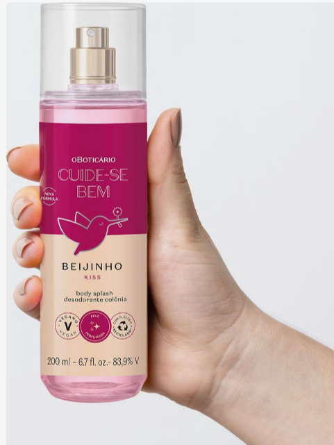 Body Splash Beijinho, 200ml