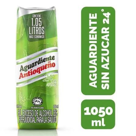 Aguardiente verde tetra 1,05 ml