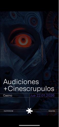 TICKET CASINO + AUDICIONES + CINESCRUPULOS