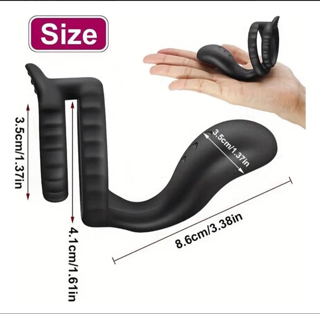 Miniatura 3 de Anillo vidrador para pene