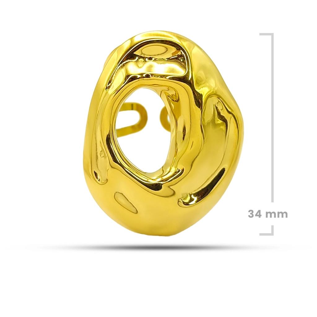 Miniatura 2 de Anillo irregular martillado