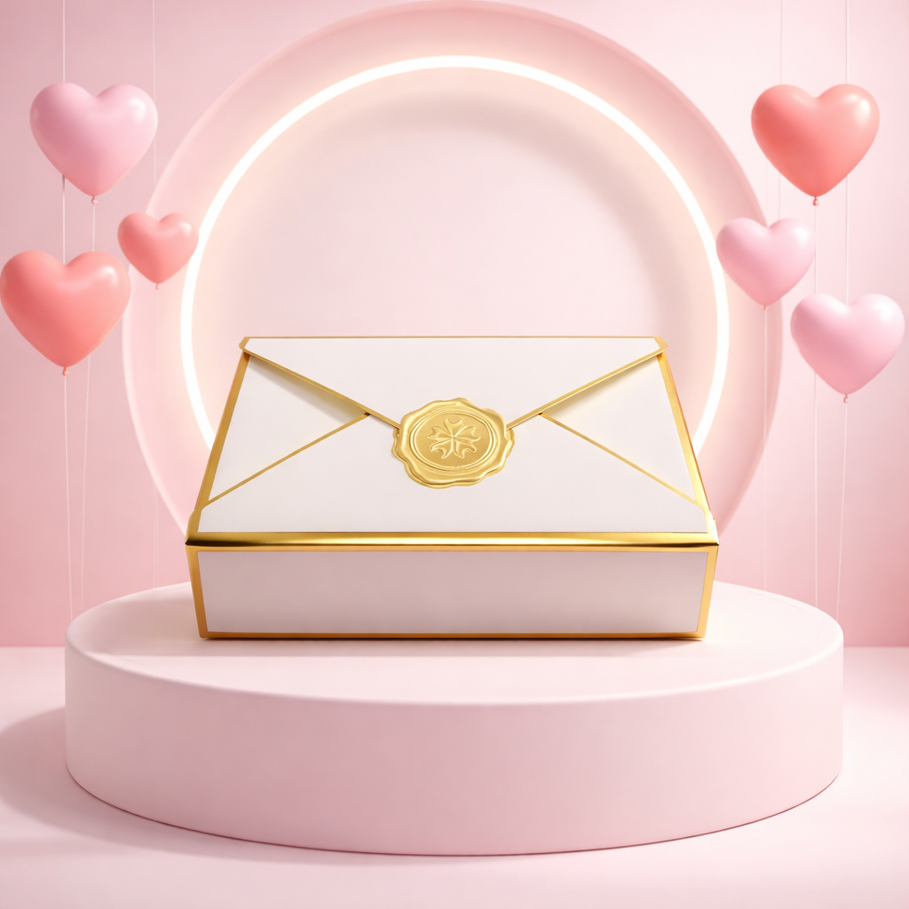 Caja de regalo blanca