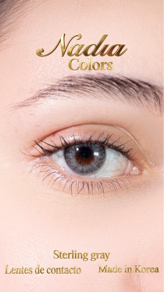 6 pares Nadia Colors, Sterling Gray