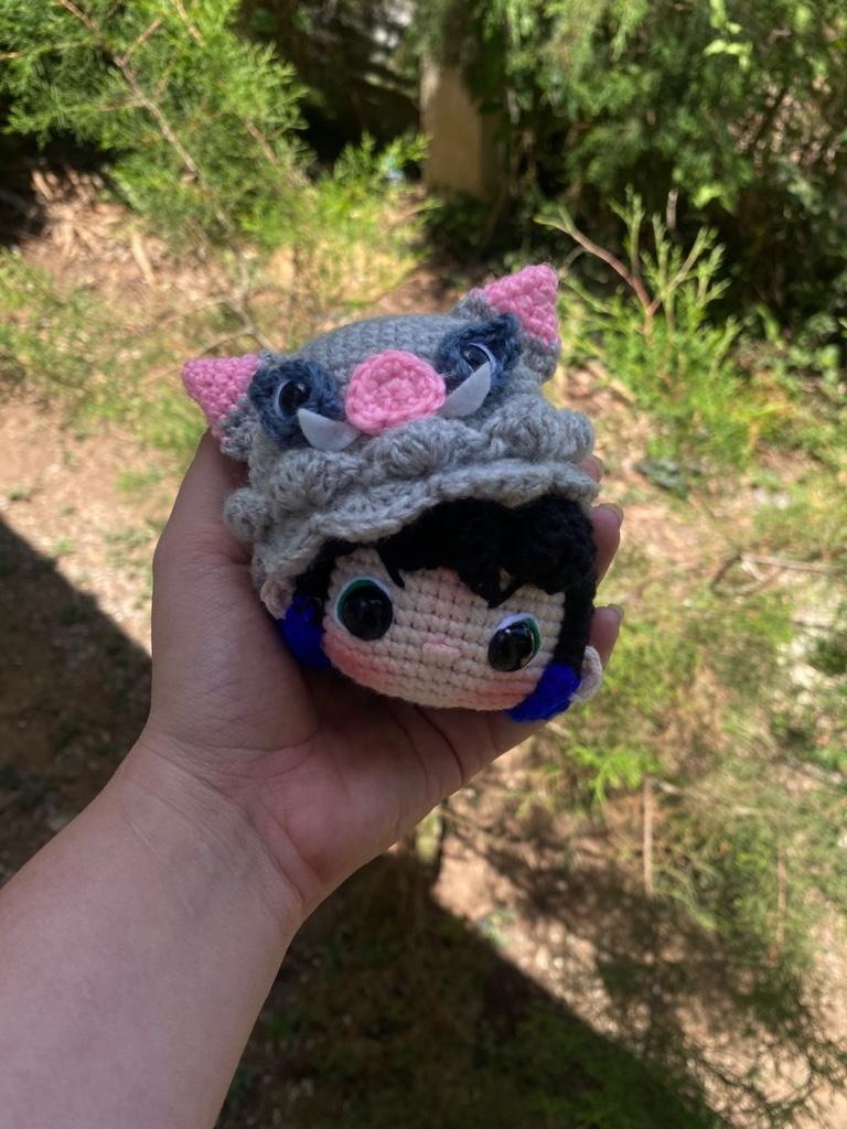 Inosuke Hashibira - Crochet hecho a mano