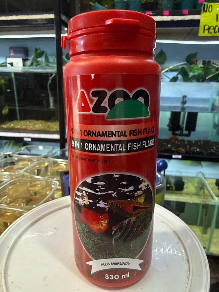 9 in 1 ornamental fish flake 330ml