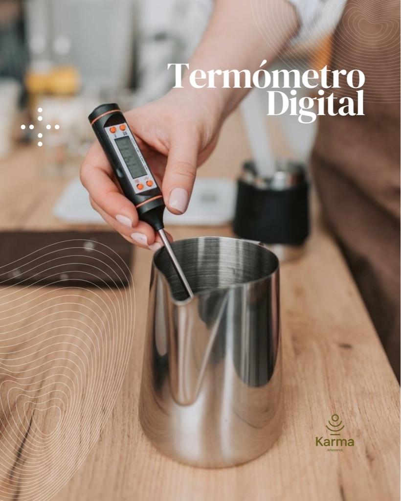 BLANCO Termómetro Digital